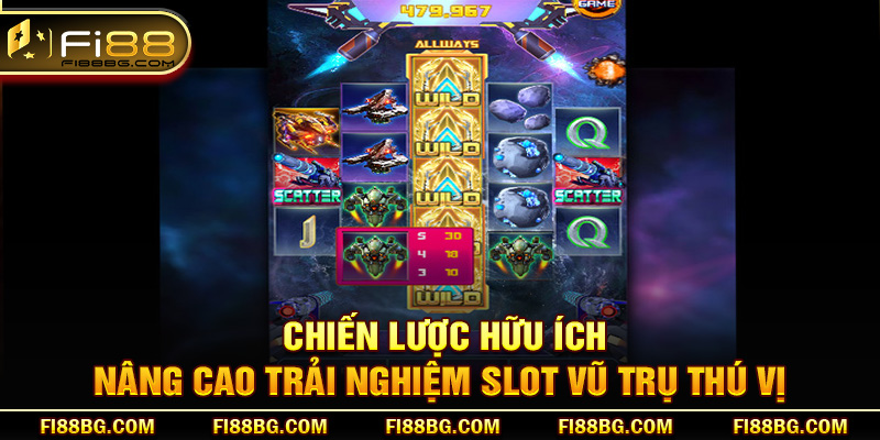 Chiến lược hữu ích nâng cao trải nghiệm slot vũ trụ thú vị