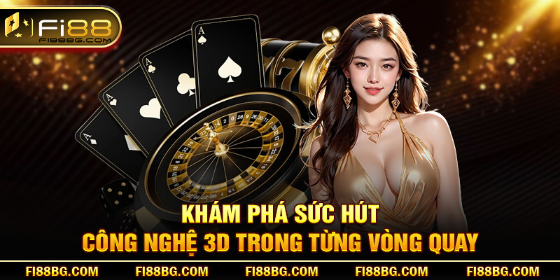 Khám phá sức hút công nghệ 3D trong từng vòng quay