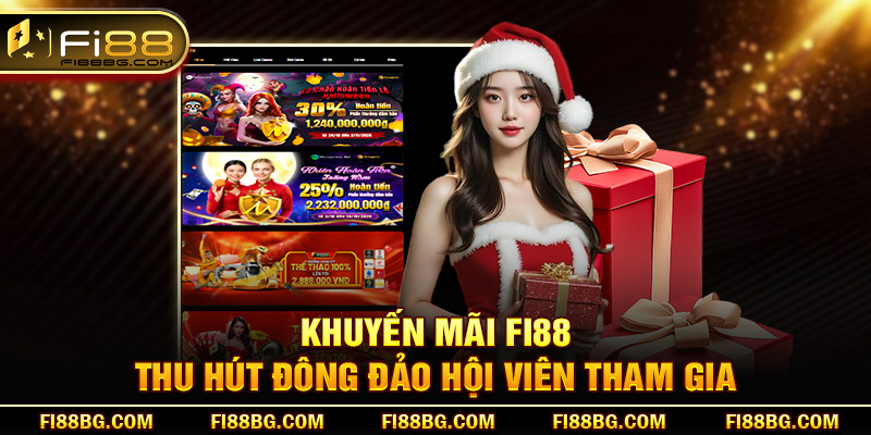 Khuyến mãi fi88 thu hút đông đảo hội viên tham gia
