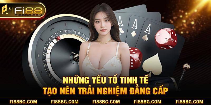 Những yếu tố tinh tế tạo nên trải nghiệm đẳng cấp