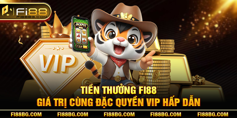 Tiền thưởng fi88 giá trị cùng đặc quyền VIP hấp dẫn