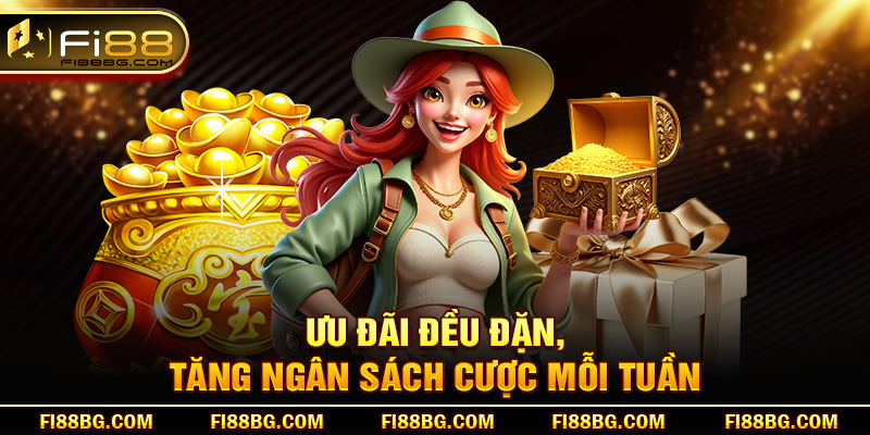 Ưu đãi đều đặn, tăng ngân sách cược mỗi tuần